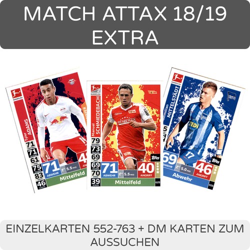 Topps match attax extra - attax, 18/19